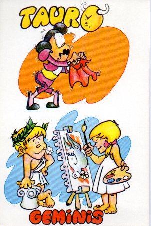 POSTAL PV02110: Publicidad Tauro y Geminis