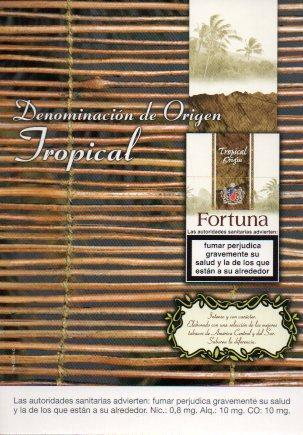 POSTAL PV02083: Publicidad Fortuna origenes Tropical