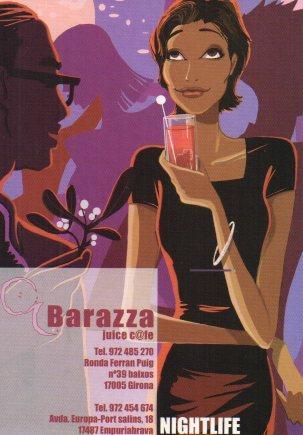 POSTAL PV02086: Publicidad Barazza juicie cafe nightlife