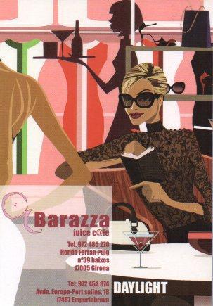 POSTAL PV02087: Publicidad Barazza juicie cafe daylight