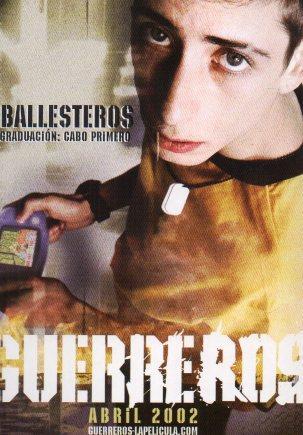 POSTAL PV02089: Publicidad pelicula Guerreros, Ballesteros cabo primero
