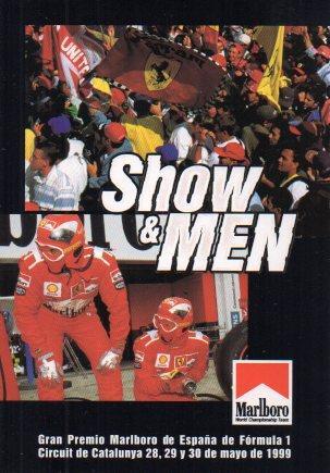 POSTAL PV02079: Publicidad Premio Marlboro de España Formula 1 1999 Show&Men