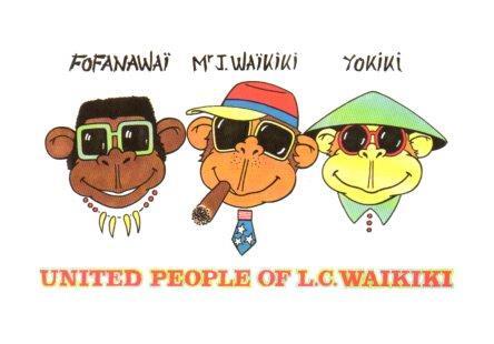 POSTAL PV02435: Publicidad United People of L. C. Waikiki