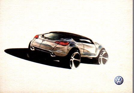 POSTAL PV02392: Tiguan de Volkswagen publicidad