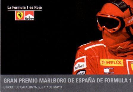 POSTAL PV02400: Publicidad Gran Premio Marlboro de España Formula 1