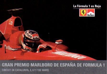 POSTAL PV02403: Publicidad Gran Premio Marlboro de España Formula 1