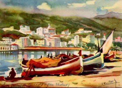 POSTAL PV02486: San Telmo en San Feliu de Guixols por J. Fuster