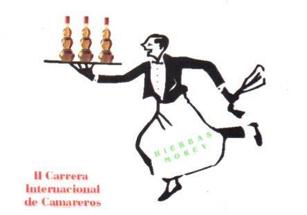 POSTAL PV02441: Publicidad Hierbas Morey II Carrera Internacional de Camareros