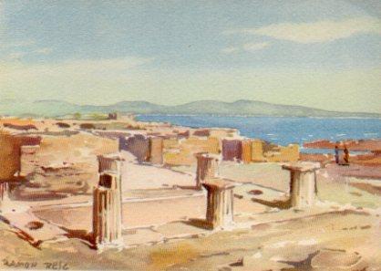 POSTAL PV02463: Las ruinas de Ampurias por Ramon Reig