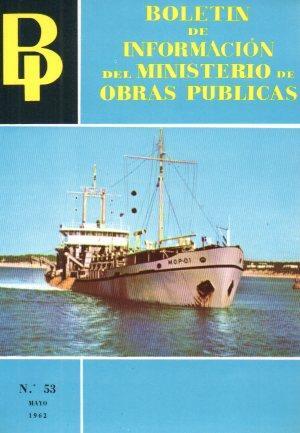 POSTAL PV02002: Boletin Informacion Ministerio de Obras publicas num 53 mayo 1962