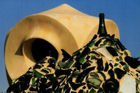 POSTAL PV02284: Casa Mila la Pedreta, Gaudi Barcelona