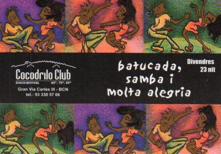 POSTAL PV02289: Publicidad Cocodrilo Club, Barcelona