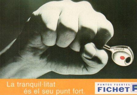 POSTAL PV02305: Publicidad Fichet centre de seguretat