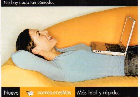 POSTAL PV02306: Publicidad correo eres Mas