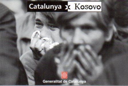 POSTAL PV02260: Publicidad Catalunya x Kosovo, Generalitat de Catalunya
