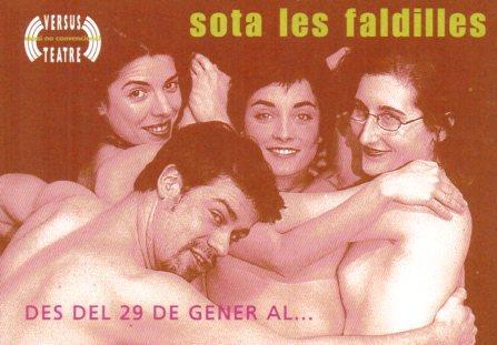 POSTAL PV02351: Publicidad Versus Teatre sota les faldilles