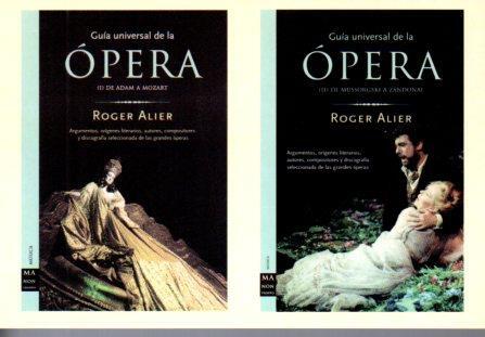 POSTAL PV02355: Publicidad Guia Universal de la Opera por Roger Alier