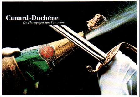 POSTAL PV02370: Publicidad Champagne Canard-Duchene 1989