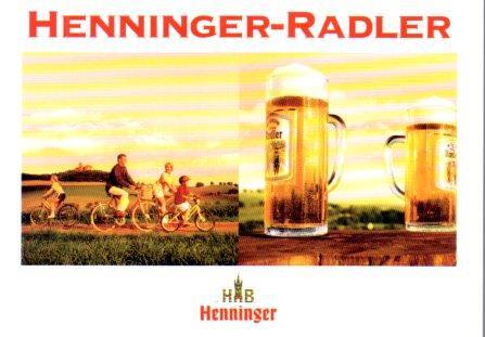 POSTAL PV02344: Publicidad Henninger - Radler