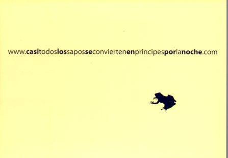 POSTAL PV02338: Publicidad casi todos los sapos se convierten en principes por la noche