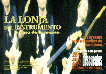 POSTAL PV02339: La Lonja del Instrumento descuentos publicidad