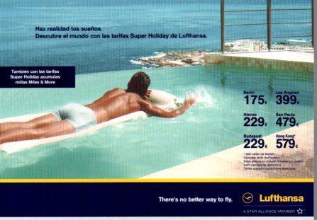 POSTAL PV02341: Publicidad Tarifas Super Holiday de Lufthanda