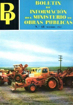 POSTAL PV02000: Boletin Informacion Ministerio de Obras publicas num 48 diciembre 1961