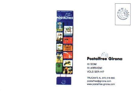 POSTAL PV01673: Publicidad Postalfree Girona