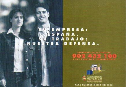 POSTAL PV01642: Publicidad Fuerzas Armadas profesionales