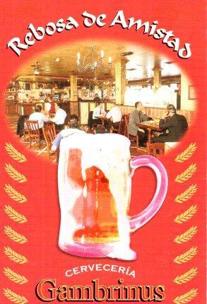 POSTAL PV01721: Publicidad Cerveceria Gambrinus