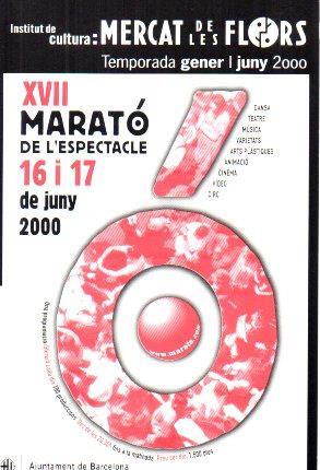 POSTAL PV01732: Publicidad Mercat de les Flors temporada gener/juny 2000
