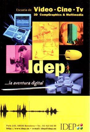 POSTAL PV01734: Publicidad Idep video cine tv