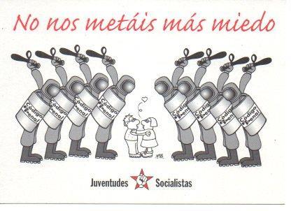 POSTAL PV01695: Publicidad Juventudes Socialistas