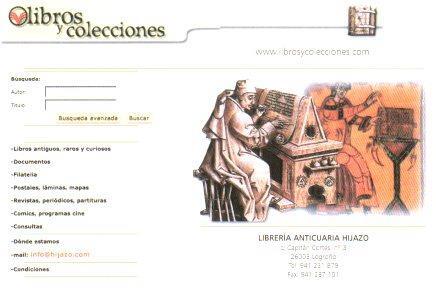 POSTAL PV01546: Publicidad Librería Anticuaria Hijazo