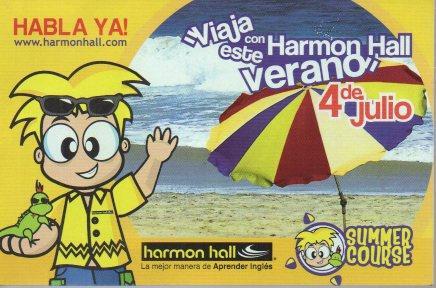 POSTAL PV01549: Publicidad Harmon Hall