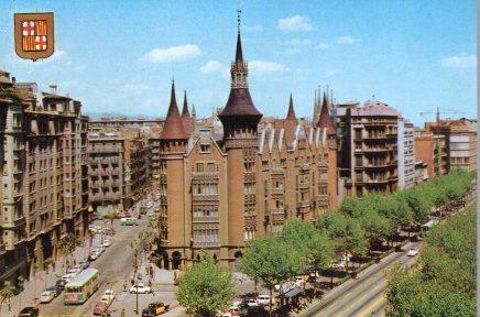 POSTAL PV01557: Casa de Les Punxes, Barcelona