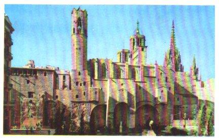 POSTAL PV01503: Barrio Gotico y Catedral de Barcelona