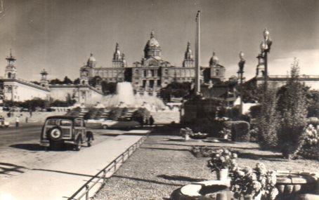 POSTAL PV01511: Avenida Reina Mª Cristina en Barcelona