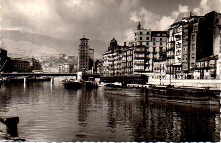 POSTAL PV01520: Ria y Muelle de Ripa, Bilbao