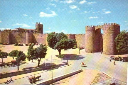 POSTAL PV01526: Puerta de San Vicente y Catedral de Avila