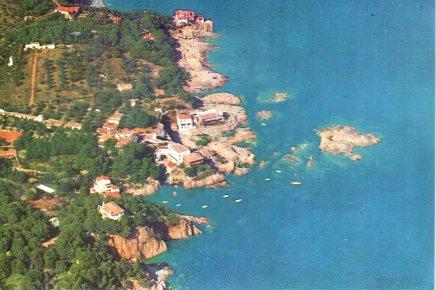 POSTAL PV01528: Playa de Fornells vista aerea, Bagur