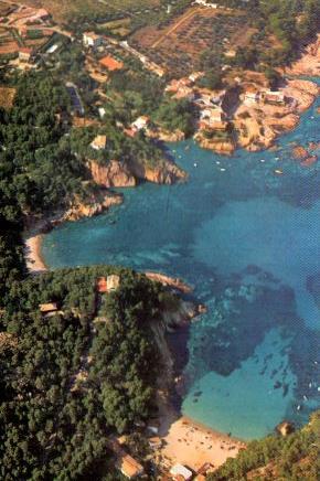 POSTAL PV01530: Playas de Aiguablava y Fornells, Bagur