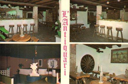 POSTAL PV01599: Bar L'Antiquari en Santa Cristina de Aro