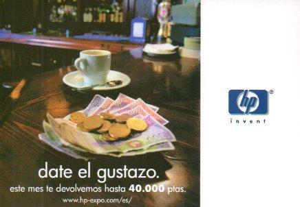 POSTAL PV01611: Publicidad Hp invent
