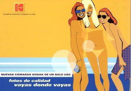 POSTAL PV01620: Publicidad camaras Kodak