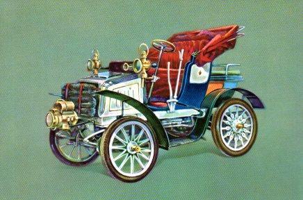 POSTAL PV01568: Coche de epoca