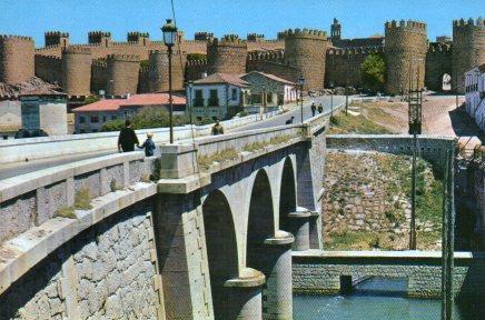 POSTAL PV01579: Puente sobre el Adaja en Avila