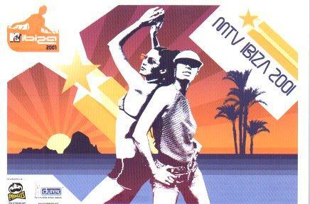 POSTAL PV01591: Publicidad MTV Ibiza 2001