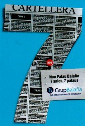 POSTAL PV01749: Publicidad Grup Balaña Nou Palau Balaña
