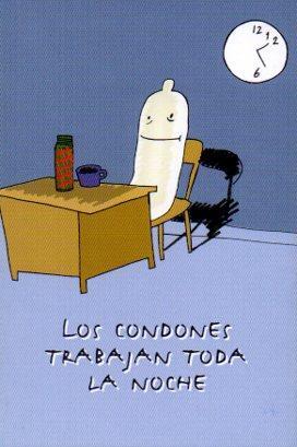 POSTAL PV01923: Publicidad Los condones trabajan toda la noche